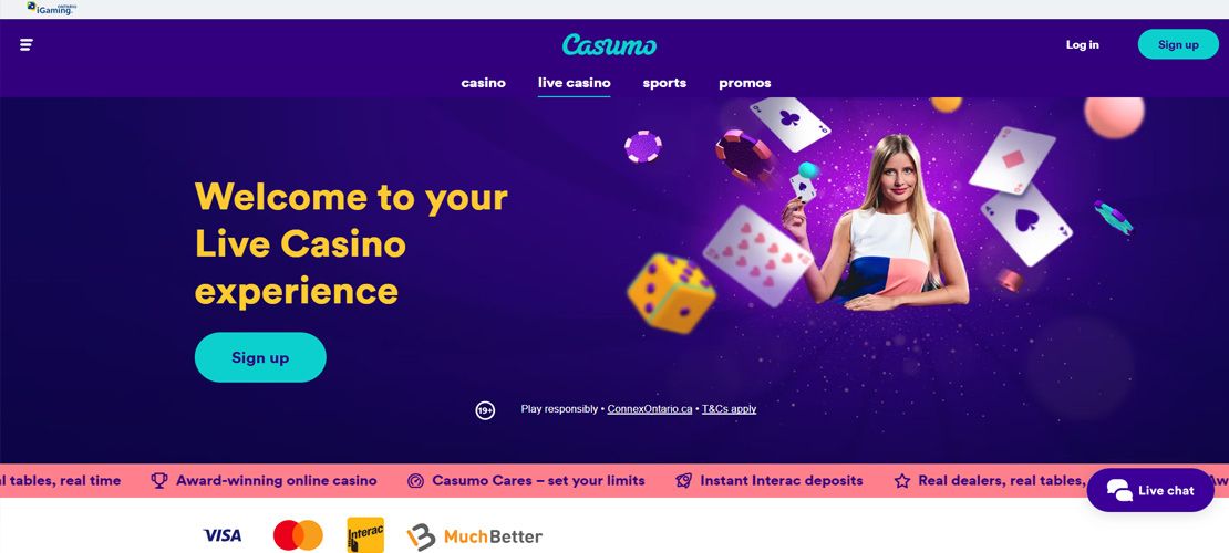 Casumo Casino Ontario