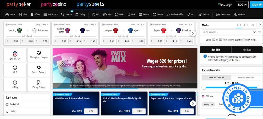 Best Betting Sites Party Casino