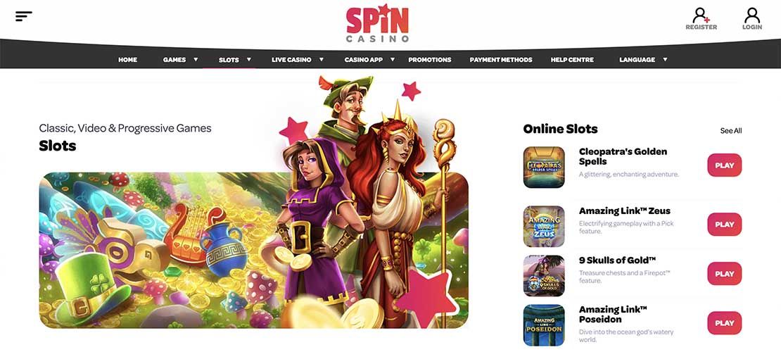 Spin casino Ontario