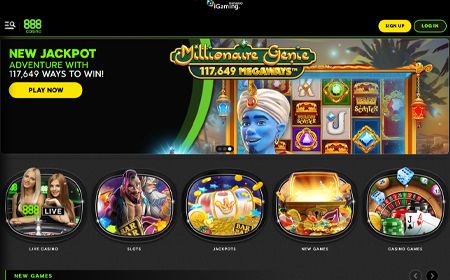 Open the 888 online casino Canada website