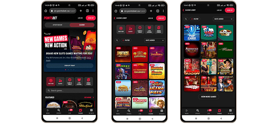 PointsBet Mobile Applications