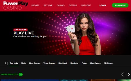 Open the PowerPlay casino in Ontario via our link
