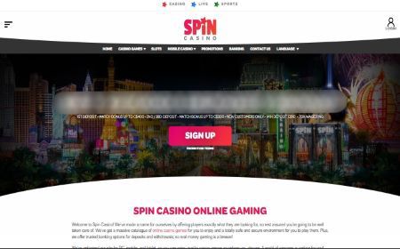 Visit the Spin Casino website