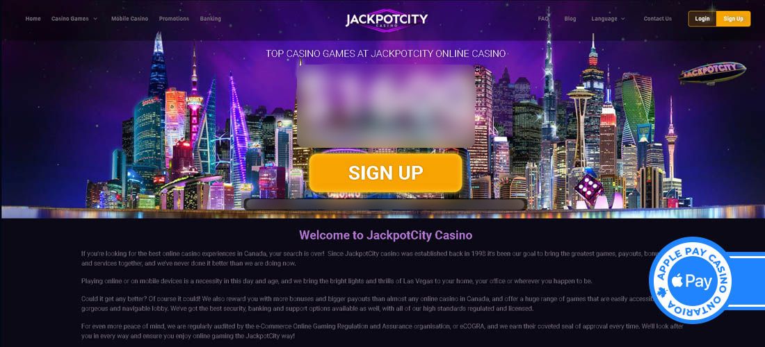 Jacpotcity Apple Pay